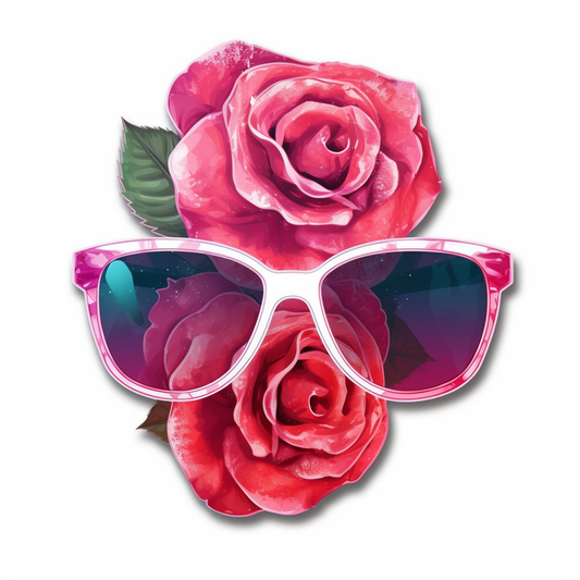 Rose Flower Vinyl Decal Sticker for Car, Laptop, Tumbler and more # 006110