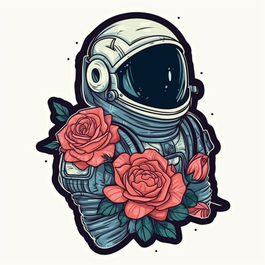 Rose Flower Vinyl Decal Sticker for Car, Laptop, Tumbler and more # 006149