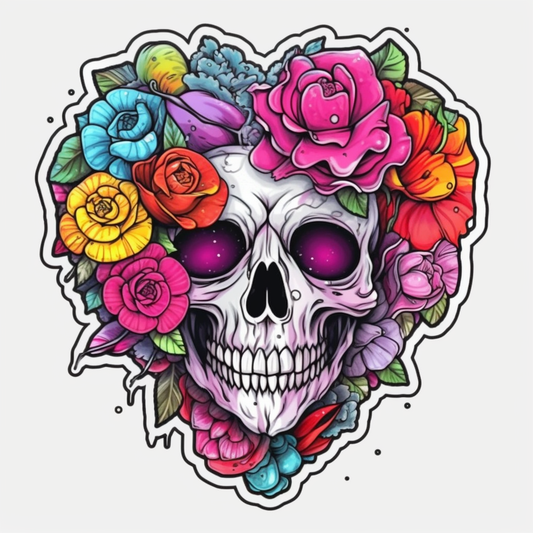 Rose Flower Vinyl Decal Sticker for Car, Laptop, Tumbler and more # 006142