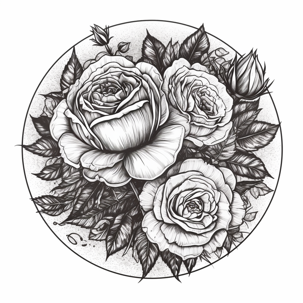 Rose Flower Vinyl Decal Sticker for Car, Laptop, Tumbler and more # 006106