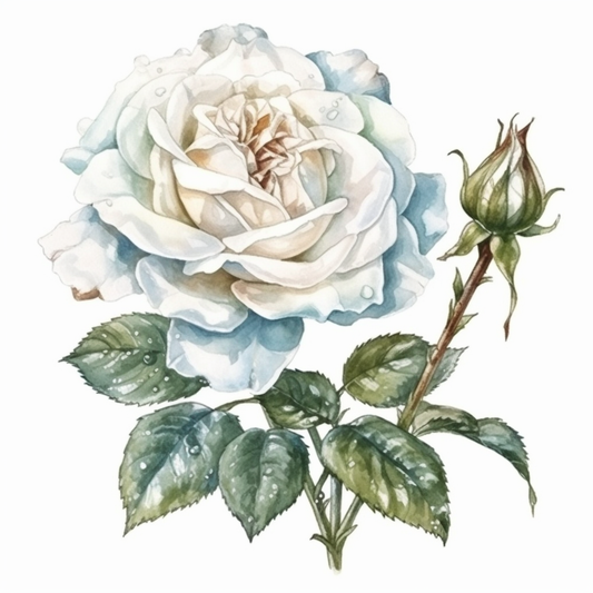Rose Flower Vinyl Decal Sticker for Car, Laptop, Tumbler and more # 006108