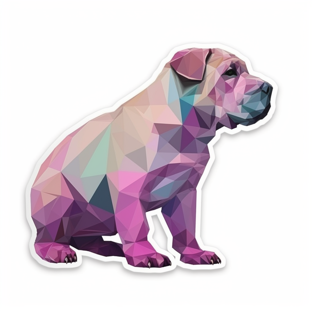 Shar Pei Dog Vinyl Decal Sticker for Car, Laptop, Tumbler and more # 007450
