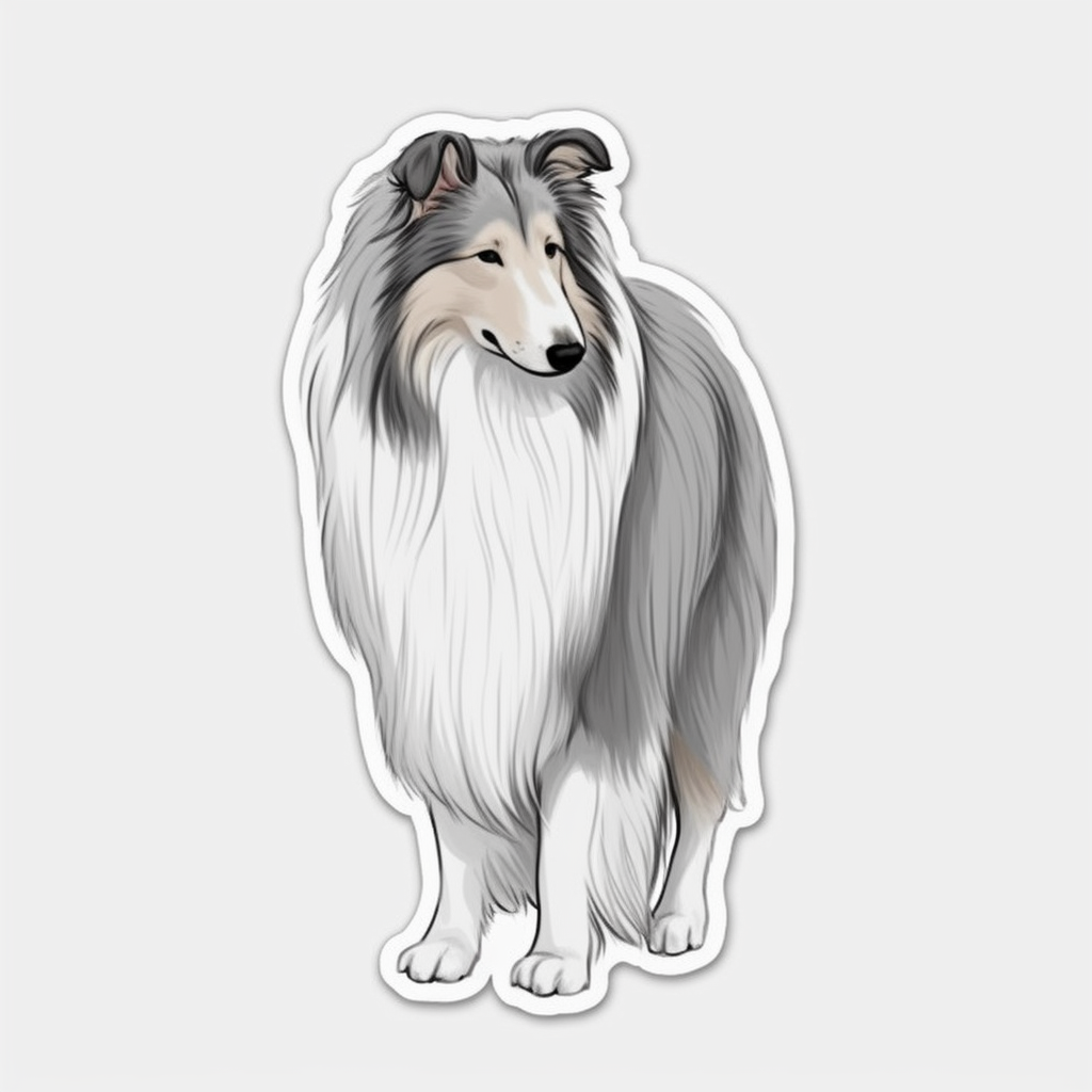 Shetland Sheepdog Dog Vinyl Decal Sticker for Car, Laptop, Tumbler and more # 007280
