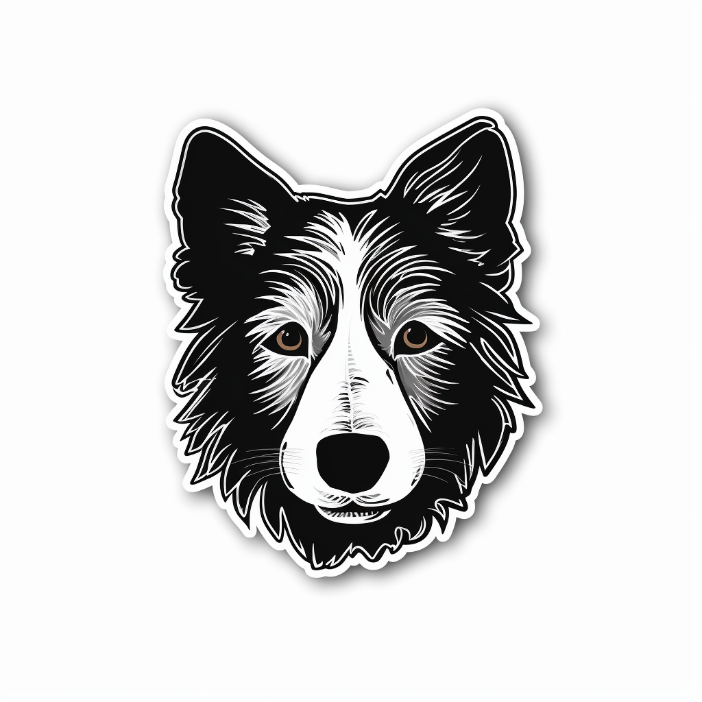Shetland Sheepdog Dog Vinyl Decal Sticker for Car, Laptop, Tumbler and more # 007273