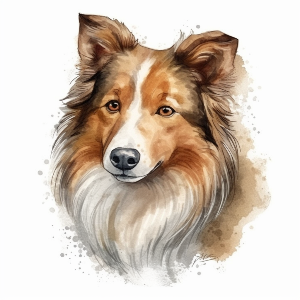 Shetland Sheepdog Dog Vinyl Decal Sticker for Car, Laptop, Tumbler and more # 007351