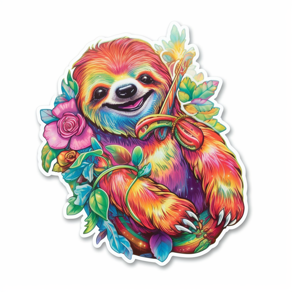 Sloth Vinyl Decal Sticker for Car, Laptop, Tumbler and more # 006001
