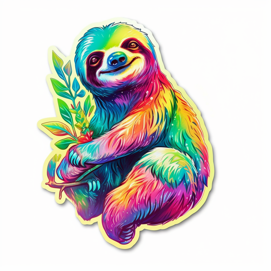 Sloth Vinyl Decal Sticker for Car, Laptop, Tumbler and more # 006016