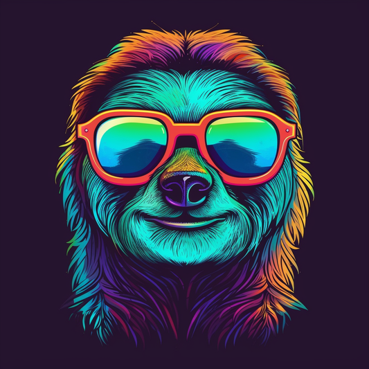 Sloth Vinyl Decal Sticker for Car, Laptop, Tumbler and more # 005960