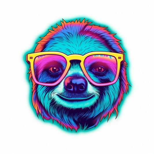 Sloth Vinyl Decal Sticker for Car, Laptop, Tumbler and more # 005980