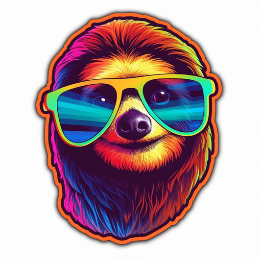 Sloth Vinyl Decal Sticker for Car, Laptop, Tumbler and more # 005991