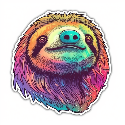 Sloth Vinyl Decal Sticker for Car, Laptop, Tumbler and more # 005990