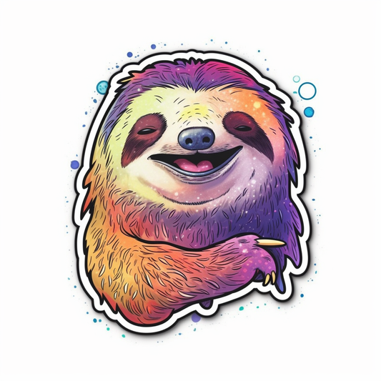 Sloth Vinyl Decal Sticker for Car, Laptop, Tumbler and more # 006002
