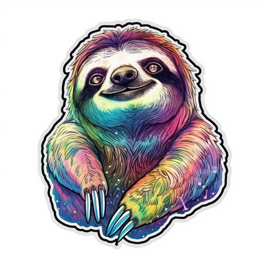 Sloth Vinyl Decal Sticker for Car, Laptop, Tumbler and more # 006005