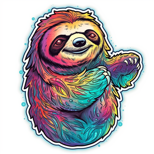 Sloth Vinyl Decal Sticker for Car, Laptop, Tumbler and more # 005978