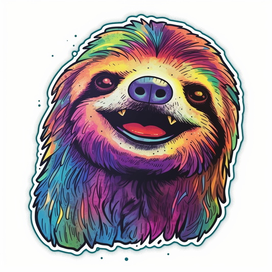 Sloth Vinyl Decal Sticker for Car, Laptop, Tumbler and more # 005969
