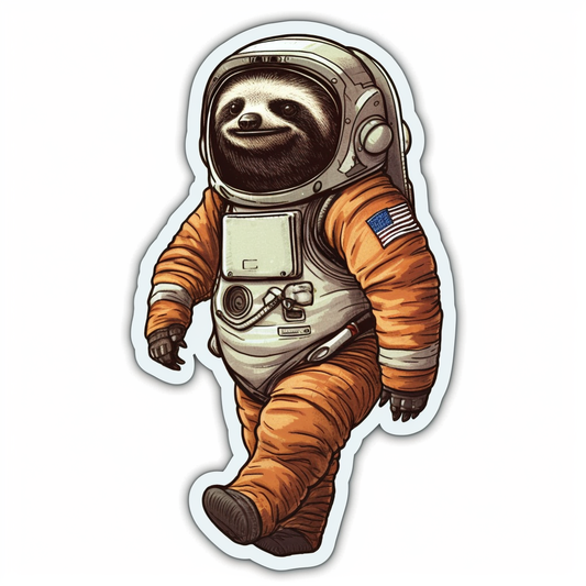 Sloth Vinyl Decal Sticker for Car, Laptop, Tumbler and more # 005996