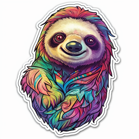 Sloth Vinyl Decal Sticker for Car, Laptop, Tumbler and more # 006022
