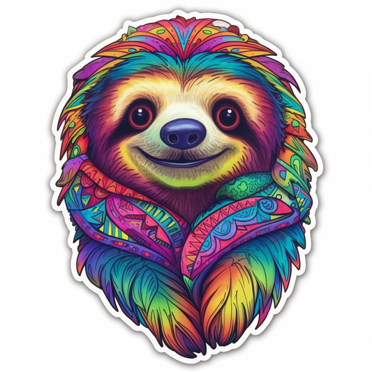 Sloth Vinyl Decal Sticker for Car, Laptop, Tumbler and more # 006032