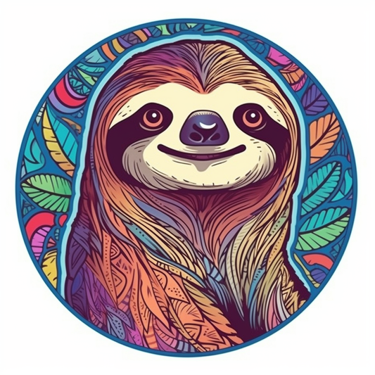 Sloth Vinyl Decal Sticker for Car, Laptop, Tumbler and more # 006056