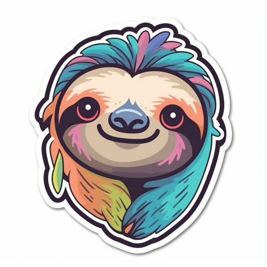 Sloth Vinyl Decal Sticker for Car, Laptop, Tumbler and more # 006052