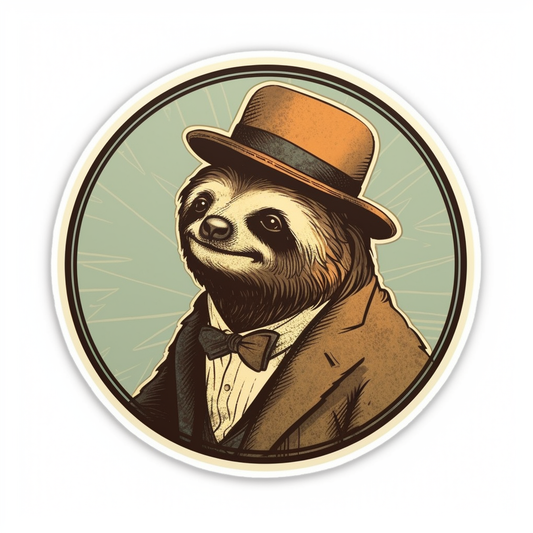 Sloth Vinyl Decal Sticker for Car, Laptop, Tumbler and more # 005988