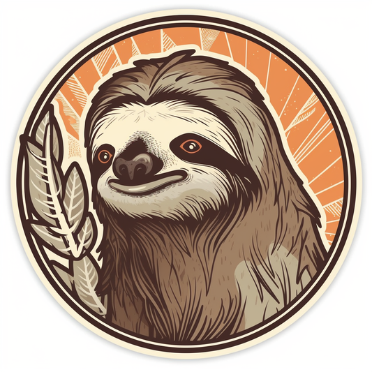 Sloth Vinyl Decal Sticker for Car, Laptop, Tumbler and more # 005968