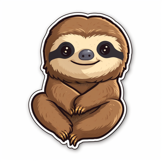 Sloth Vinyl Decal Sticker for Car, Laptop, Tumbler and more # 006036