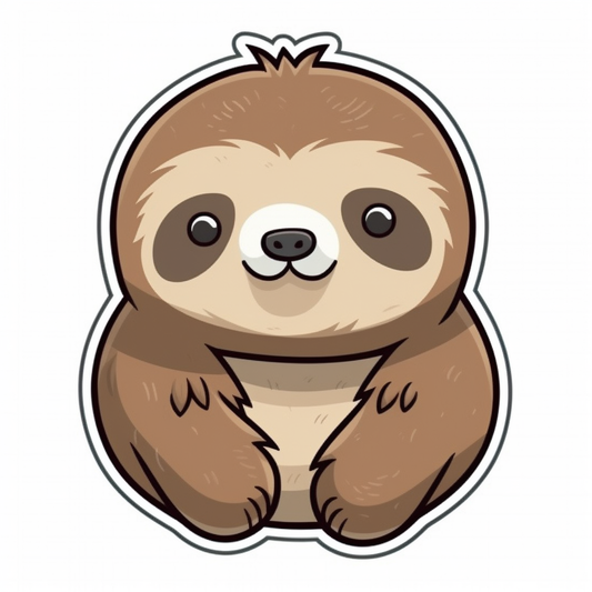 Sloth Vinyl Decal Sticker for Car, Laptop, Tumbler and more # 006030