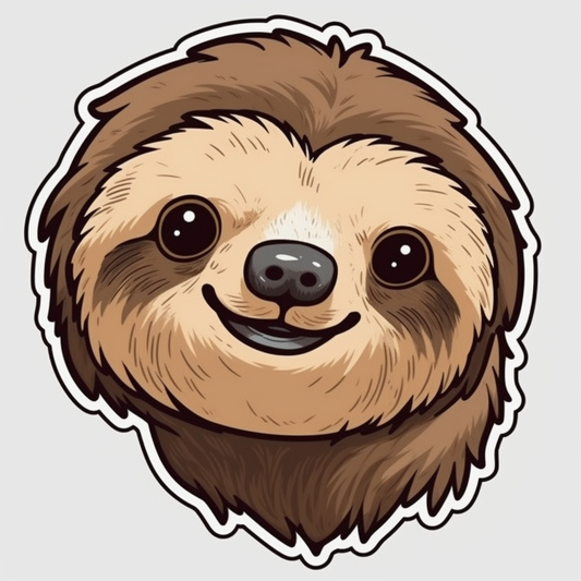 Sloth Vinyl Decal Sticker for Car, Laptop, Tumbler and more # 006049