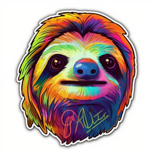 Sloth Vinyl Decal Sticker for Car, Laptop, Tumbler and more # 006072