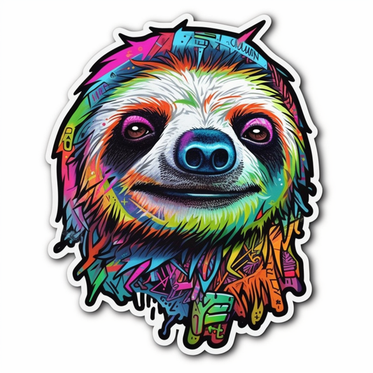 Sloth Vinyl Decal Sticker for Car, Laptop, Tumbler and more # 006066