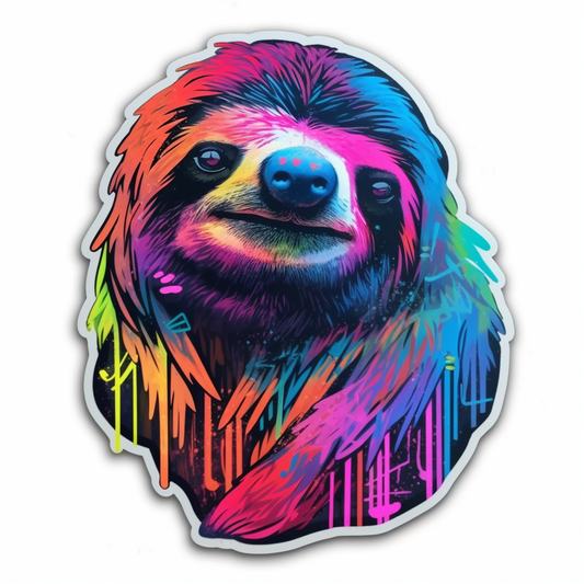 Sloth Vinyl Decal Sticker for Car, Laptop, Tumbler and more # 006059
