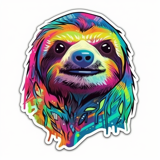 Sloth Vinyl Decal Sticker for Car, Laptop, Tumbler and more # 006042