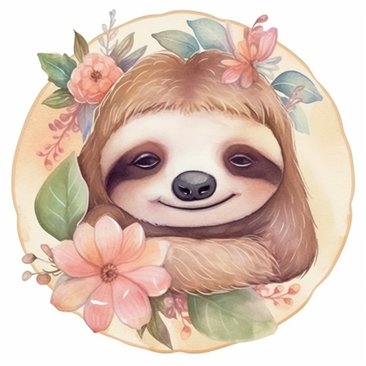 Sloth Vinyl Decal Sticker for Car, Laptop, Tumbler and more # 006057