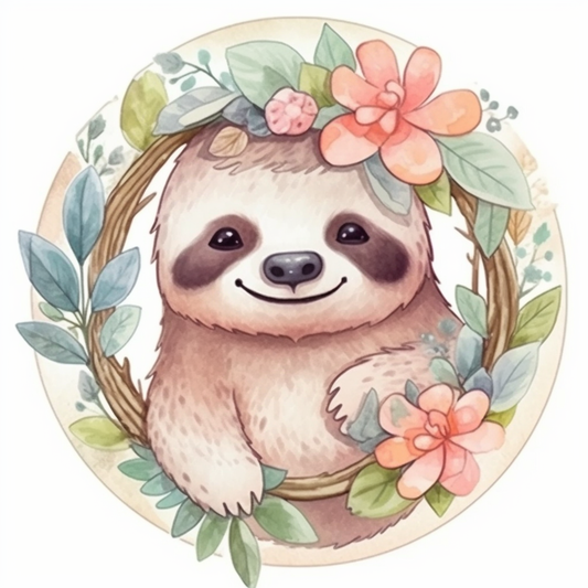 Sloth Vinyl Decal Sticker for Car, Laptop, Tumbler and more # 006041