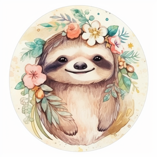 Sloth Vinyl Decal Sticker for Car, Laptop, Tumbler and more # 006050