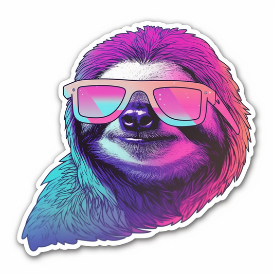 Sloth Vinyl Decal Sticker for Car, Laptop, Tumbler and more # 006025