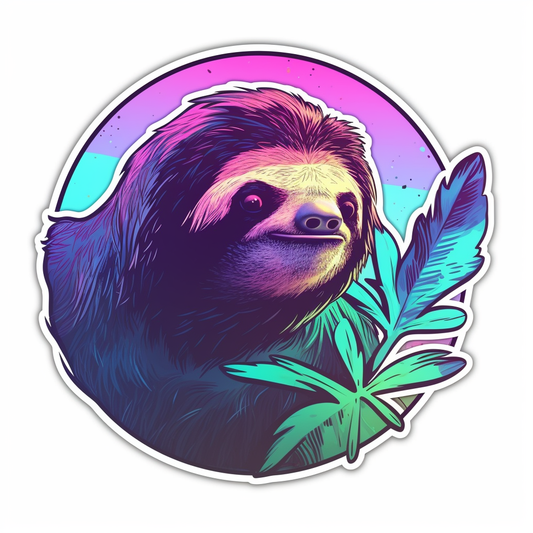 Sloth Vinyl Decal Sticker for Car, Laptop, Tumbler and more # 006017
