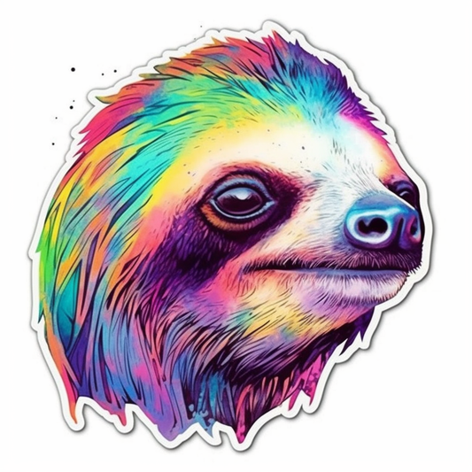 Sloth Vinyl Decal Sticker for Car, Laptop, Tumbler and more # 006019