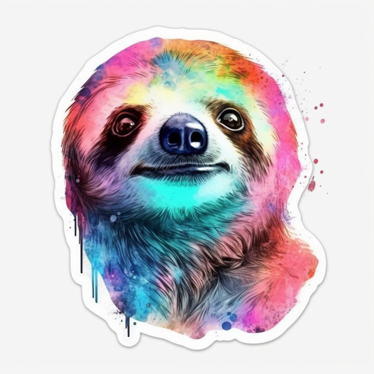 Sloth Vinyl Decal Sticker for Car, Laptop, Tumbler and more # 006023