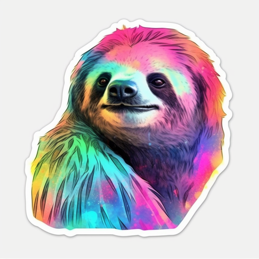 Sloth Vinyl Decal Sticker for Car, Laptop, Tumbler and more # 006040