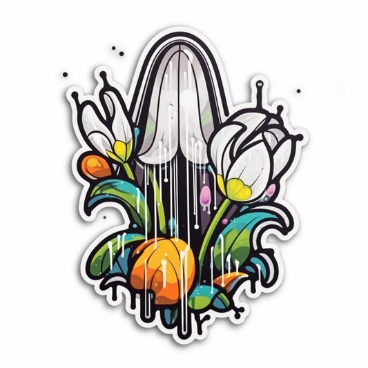 Snowdrop Flower Vinyl Decal Sticker for Car, Laptop, Tumbler and more # 006429