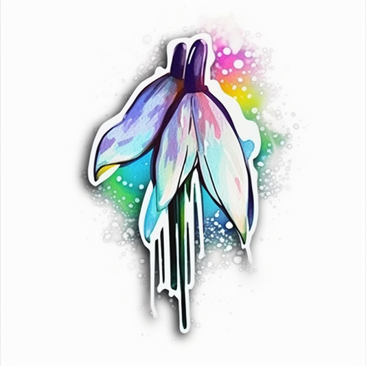 Snowdrop Flower Vinyl Decal Sticker for Car, Laptop, Tumbler and more # 006421