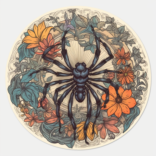 Spider Vinyl Decal Sticker for Car, Laptop, Tumbler and more # 005921