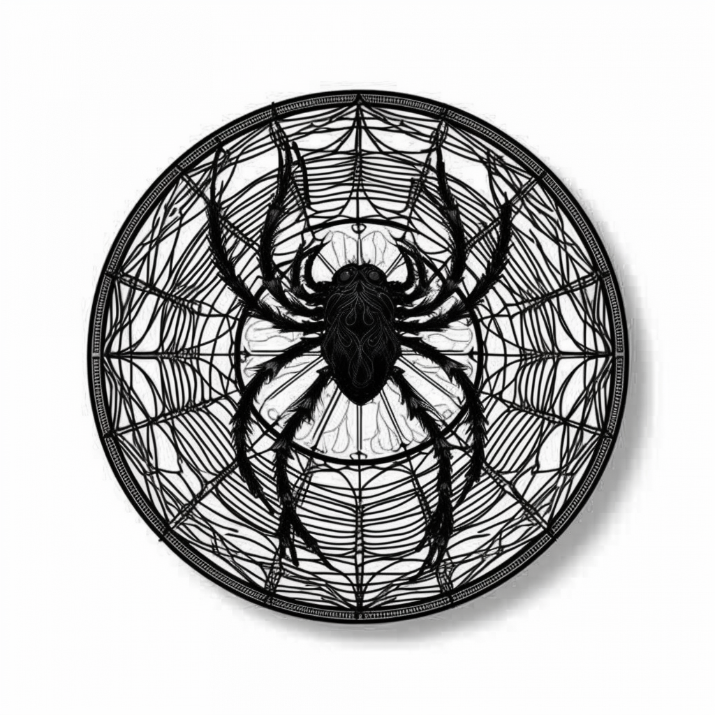 Spider Vinyl Decal Sticker for Car, Laptop, Tumbler and more # 005943