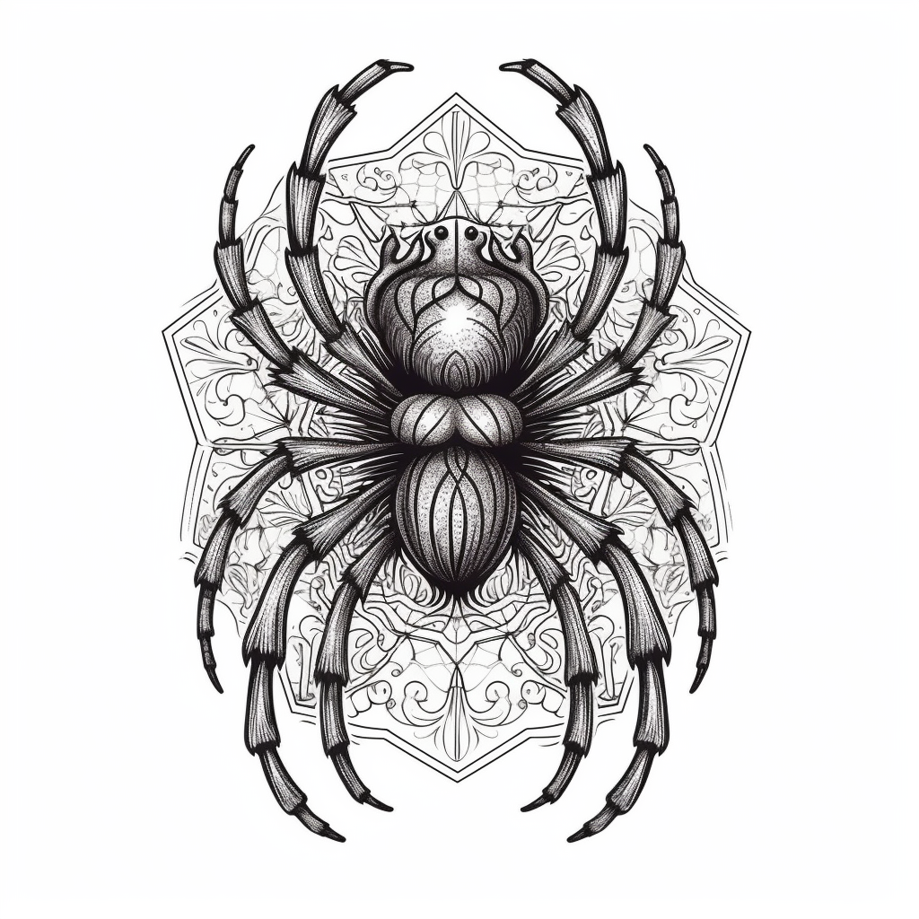 Spider Vinyl Decal Sticker for Car, Laptop, Tumbler and more # 005924