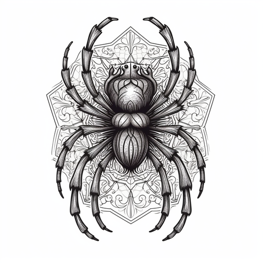 Spider Vinyl Decal Sticker for Car, Laptop, Tumbler and more # 005924