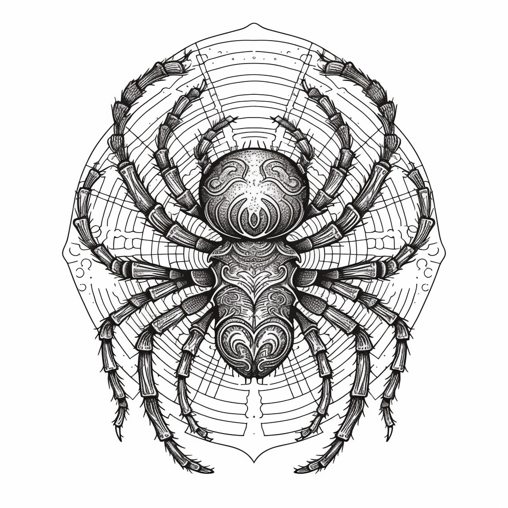 Spider Vinyl Decal Sticker for Car, Laptop, Tumbler and more # 005940
