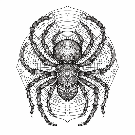 Spider Vinyl Decal Sticker for Car, Laptop, Tumbler and more # 005940