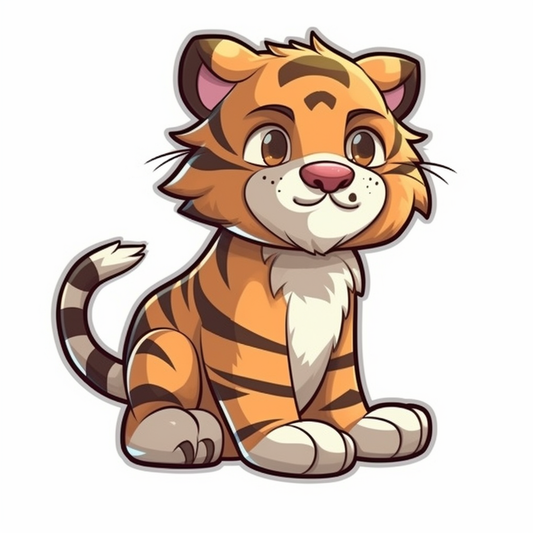 Tiger Vinyl Decal Sticker for Car, Laptop, Tumbler and more # 00525